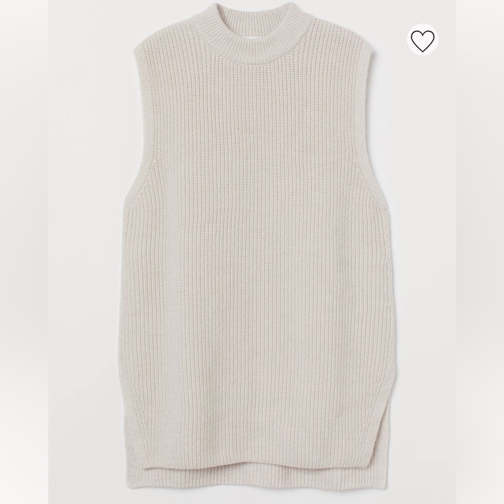 Xs H&M rib-knit sweater vest